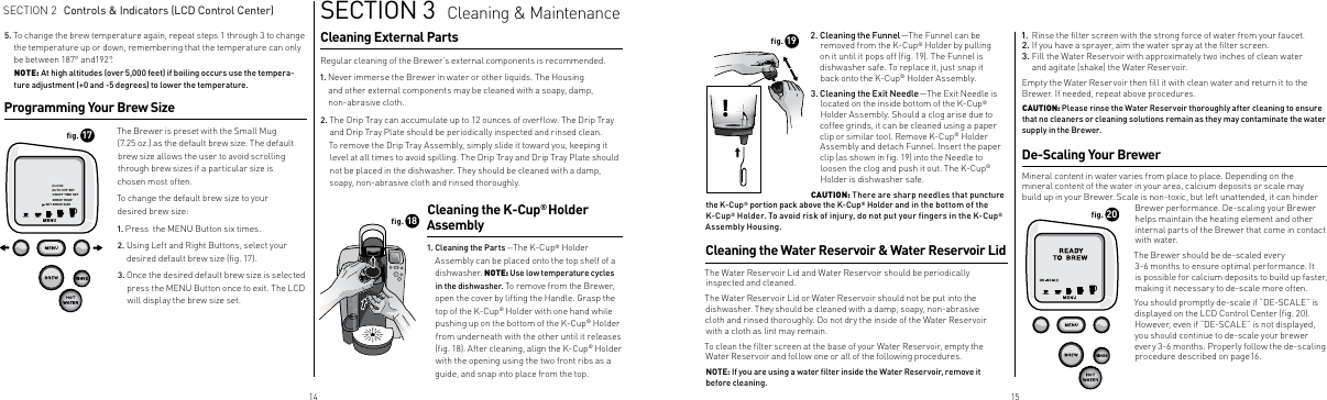Page 8 of 11 - Keurig Keurig-Platinum-Plus-B79-Owners-Manual- ManualsLib - Makes It Easy To Find Manuals Online! Keurig-platinum-plus-b79-owners-manual