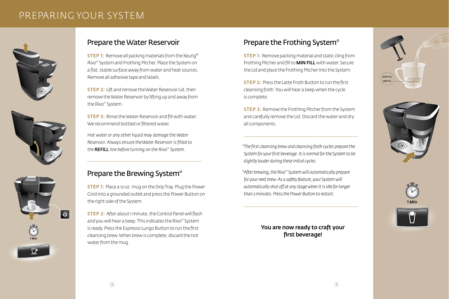 Page 5 of 11 - Keurig Keurig-Rivo-Cappuccino-And-Latte-System-User-Guide-  Keurig-rivo-cappuccino-and-latte-system-user-guide