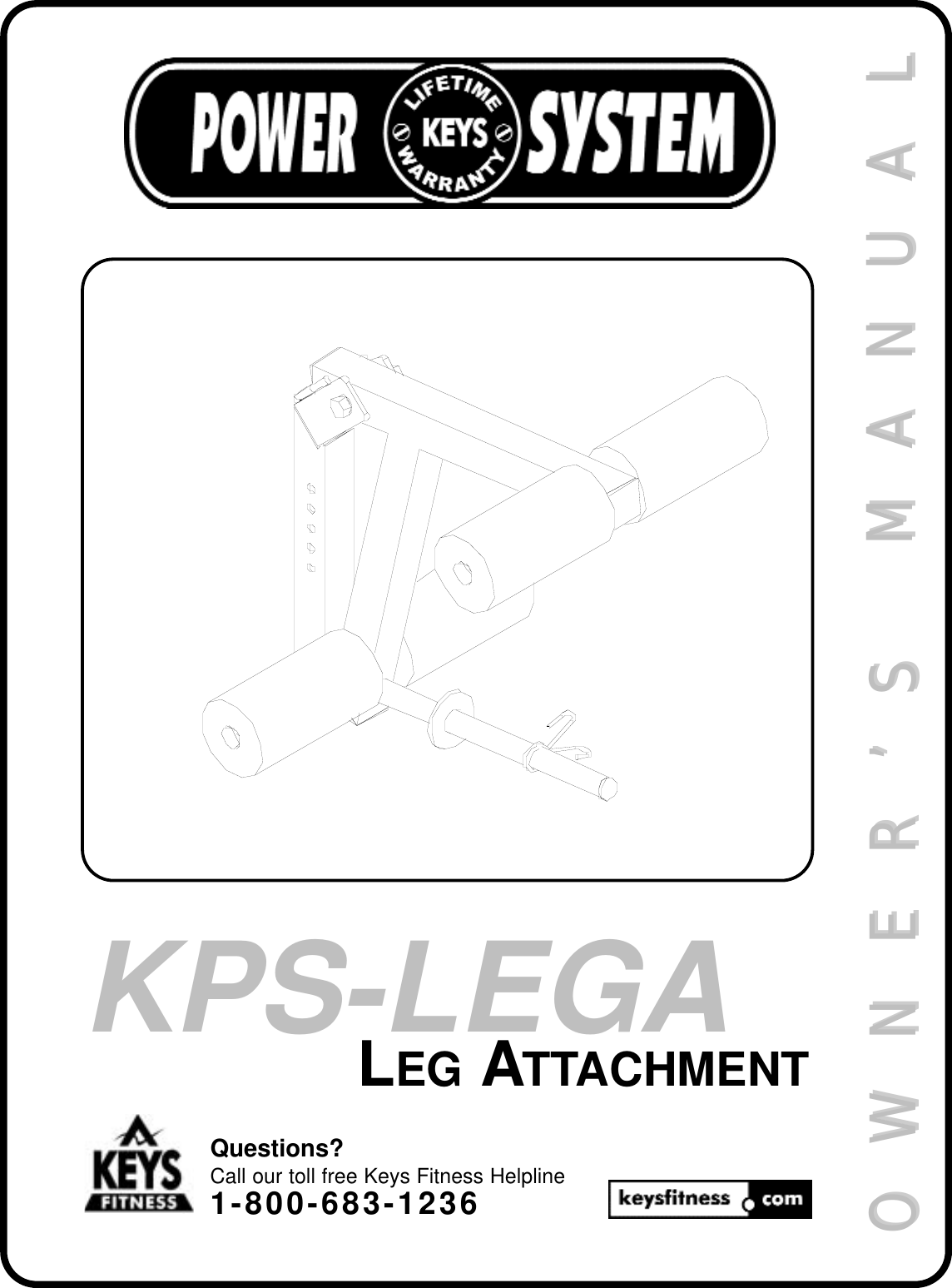 Page 1 of 8 - Keys-Fitness Keys-Fitness-Leg-Attachment-Kps-Lega-Users-Manual-  Keys-fitness-leg-attachment-kps-lega-users-manual