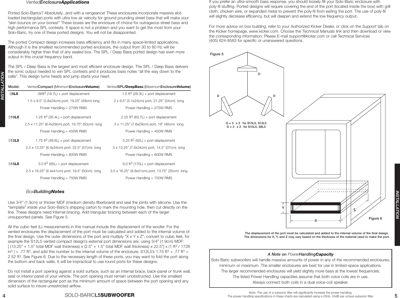Page 3 of 4 - Kicker Kicker-2006-Solo-Baric-L5-Subwoofer-Owners-Manual- 2006 L5 Sub 4in1 B01.qxp Kicker-2006-solo-baric-l5-subwoofer-owners-manual