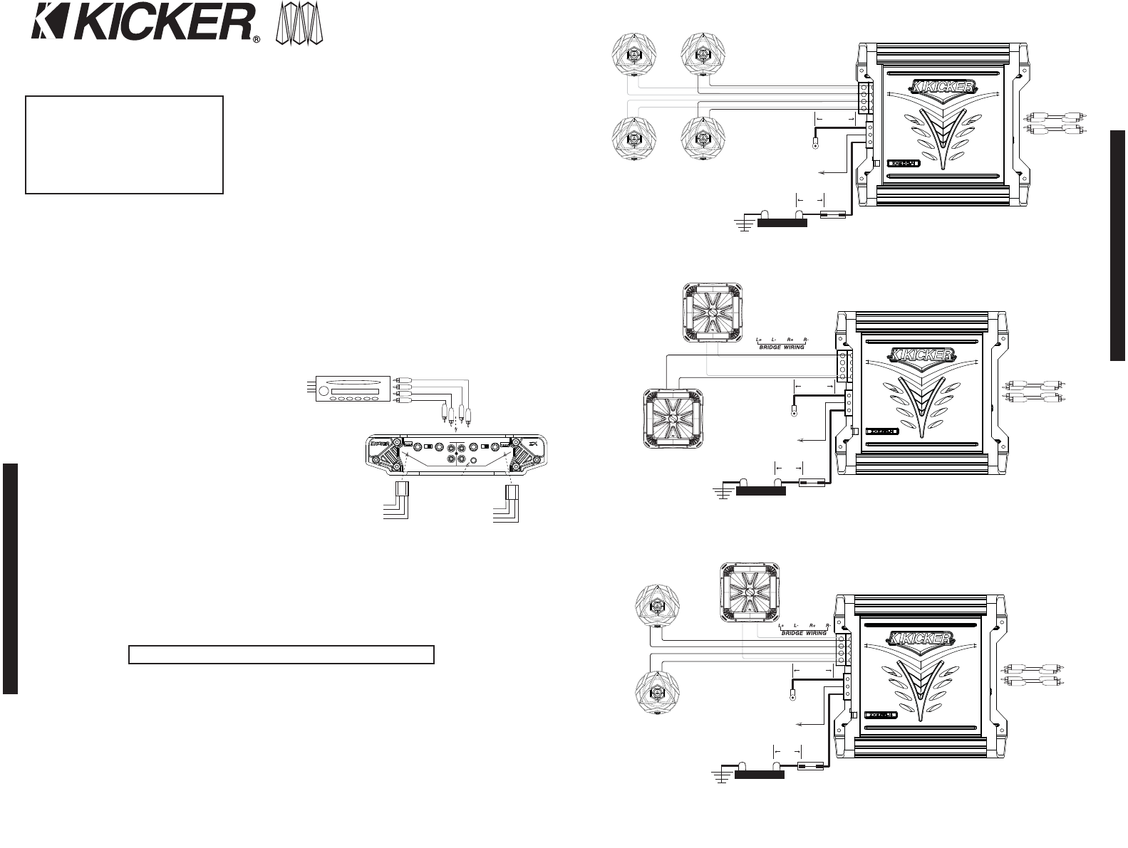 Kicker 2006 Zx200 4 Owners Manual 4in1 A01 Qxp