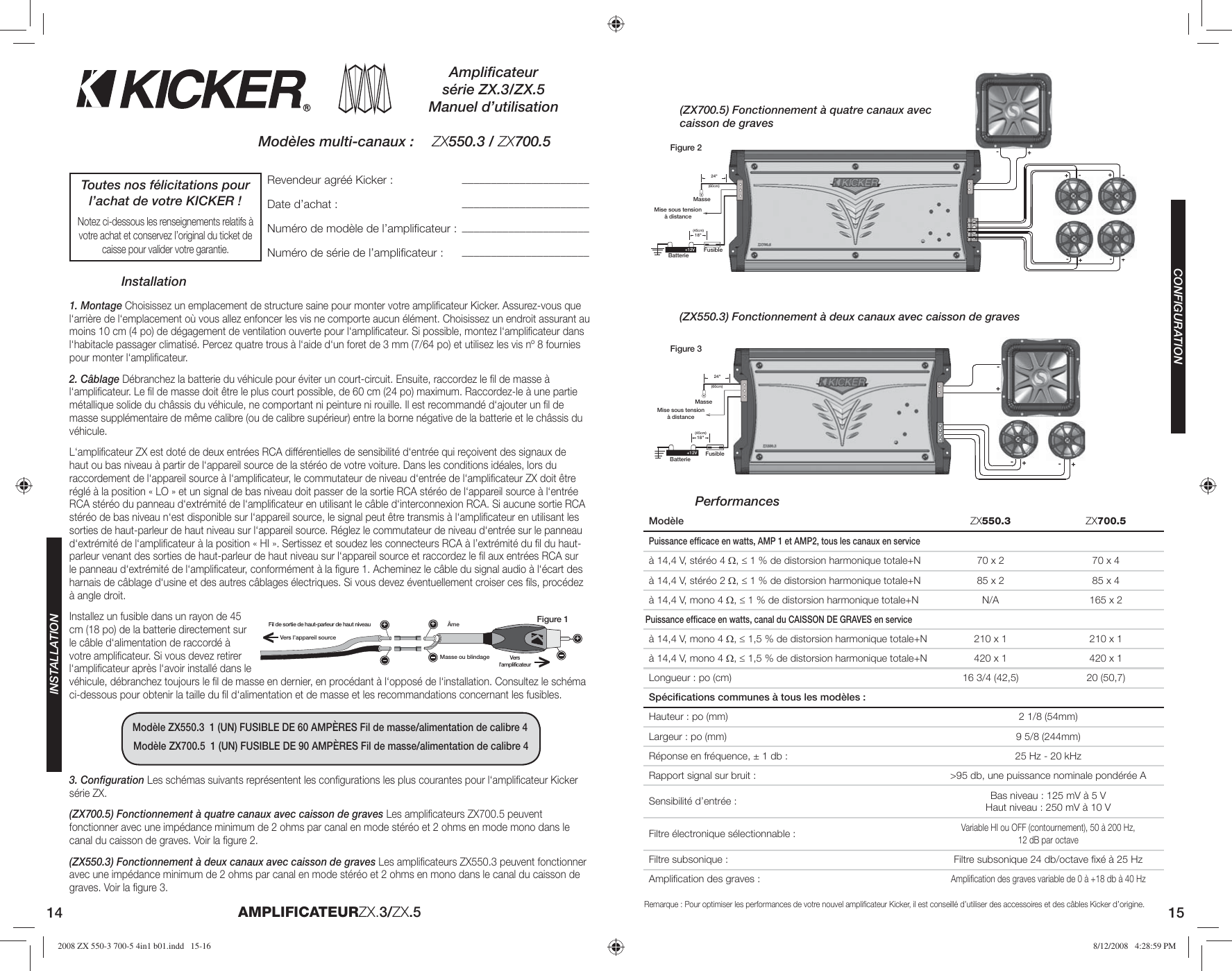Page 8 of 10 - Kicker Kicker-2008-Zx-550-3-And-700-5-Owners-Manual- 2008 ZX 550-3 700-5 4in1 B01  Kicker-2008-zx-550-3-and-700-5-owners-manual