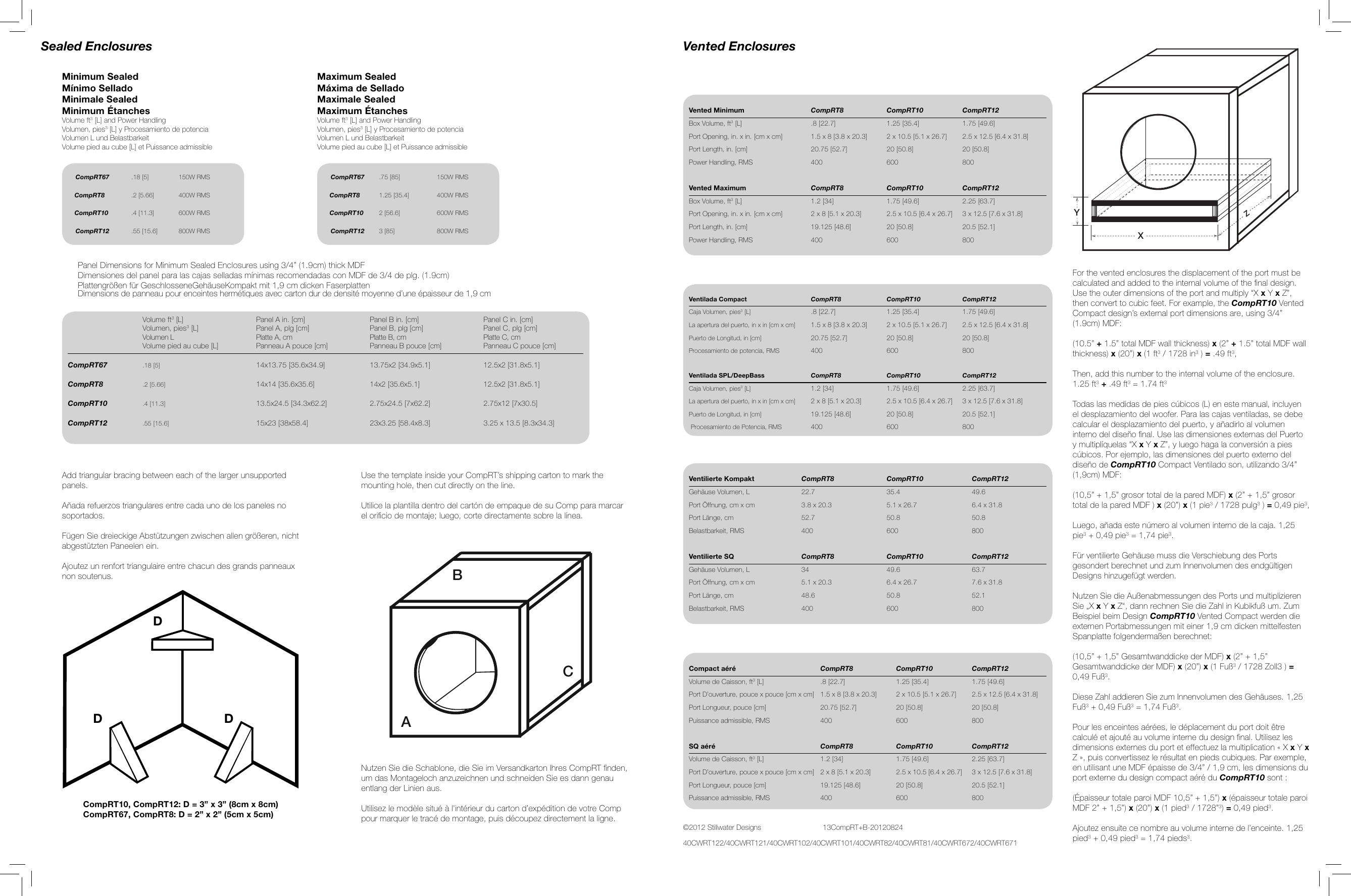 Kicker 2013 Comprt Subwoofer Owners Manual Rev B