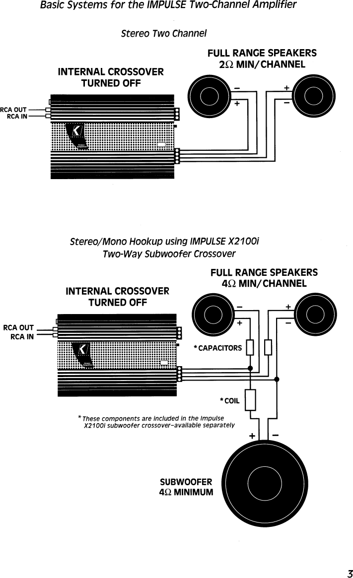 Page 3 of 8 - Kicker Kicker-Impulse-Ix252-402-702-1302-2302-Owners-Manual-  Kicker-impulse-ix252-402-702-1302-2302-owners-manual