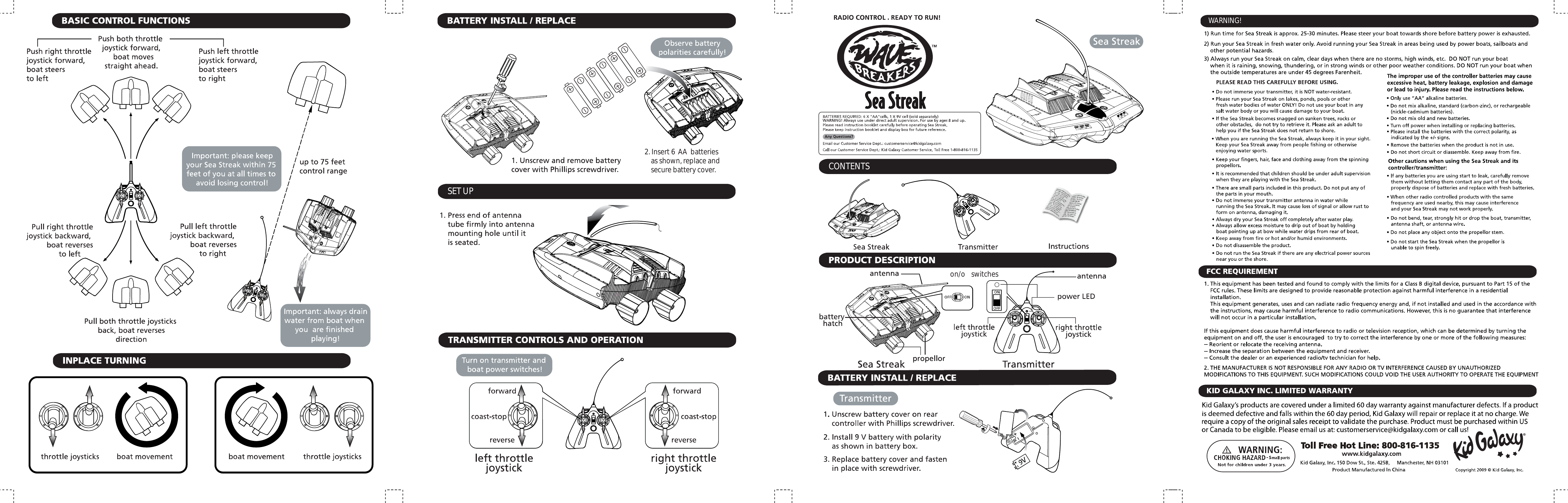 CONTENTS2. Insert 6 AA  batteries    as shown, replace and     secure battery cover.on/o  switchesSET UP  CAUTION!WARNING!   