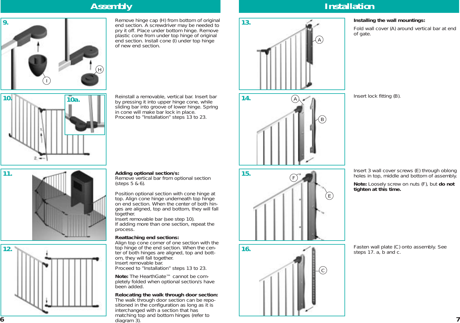 Page 4 of 6 - Kidco Kidco-Hearthgate-G70-Users-Manual- 3001-101d_HearthGate  Kidco-hearthgate-g70-users-manual