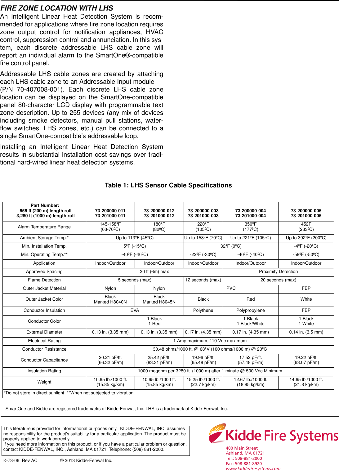 Page 2 of 2 - Kidde-Fire-Systems Kidde-Fire-Systems-Kidde-Fire-Systems-Smoke-Alarm-K-73-06-Users-Manual-  Kidde-fire-systems-kidde-fire-systems-smoke-alarm-k-73-06-users-manual