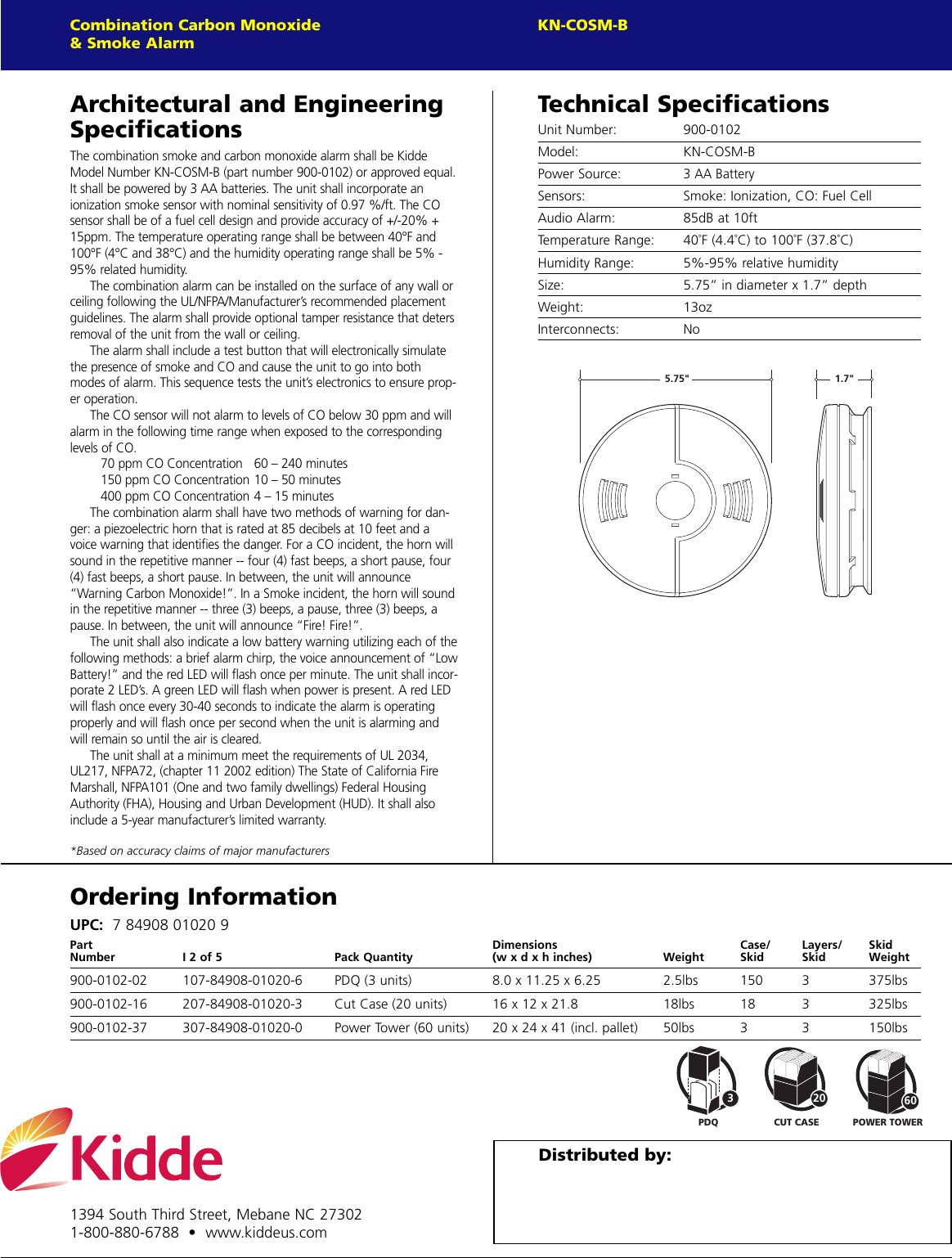 Kidde KN COSM B 900 0102 Sheet User Manual To The 497d1e36 C709 4b42 ...