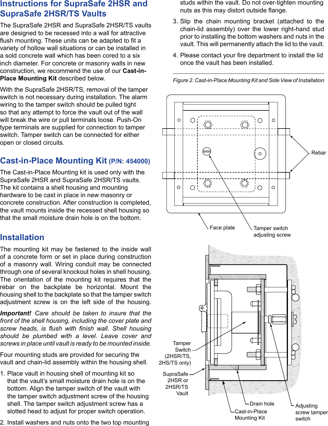 Page 2 of 2 - Kidde Kidde-1-Users-Manual- AU_SupraRapidEntryMountingInstructions Kidde-1-users-manual