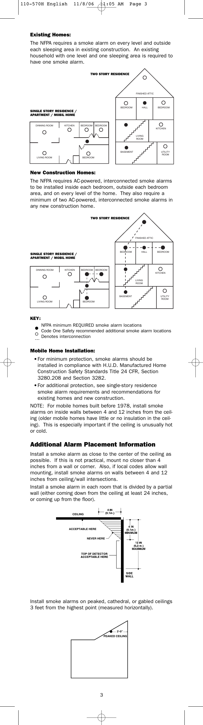 Page 3 of 8 - Kidde Kidde-Code-One-G-Ad-1012-1018-English-110570H-Owner-S-Manual 110-570H English