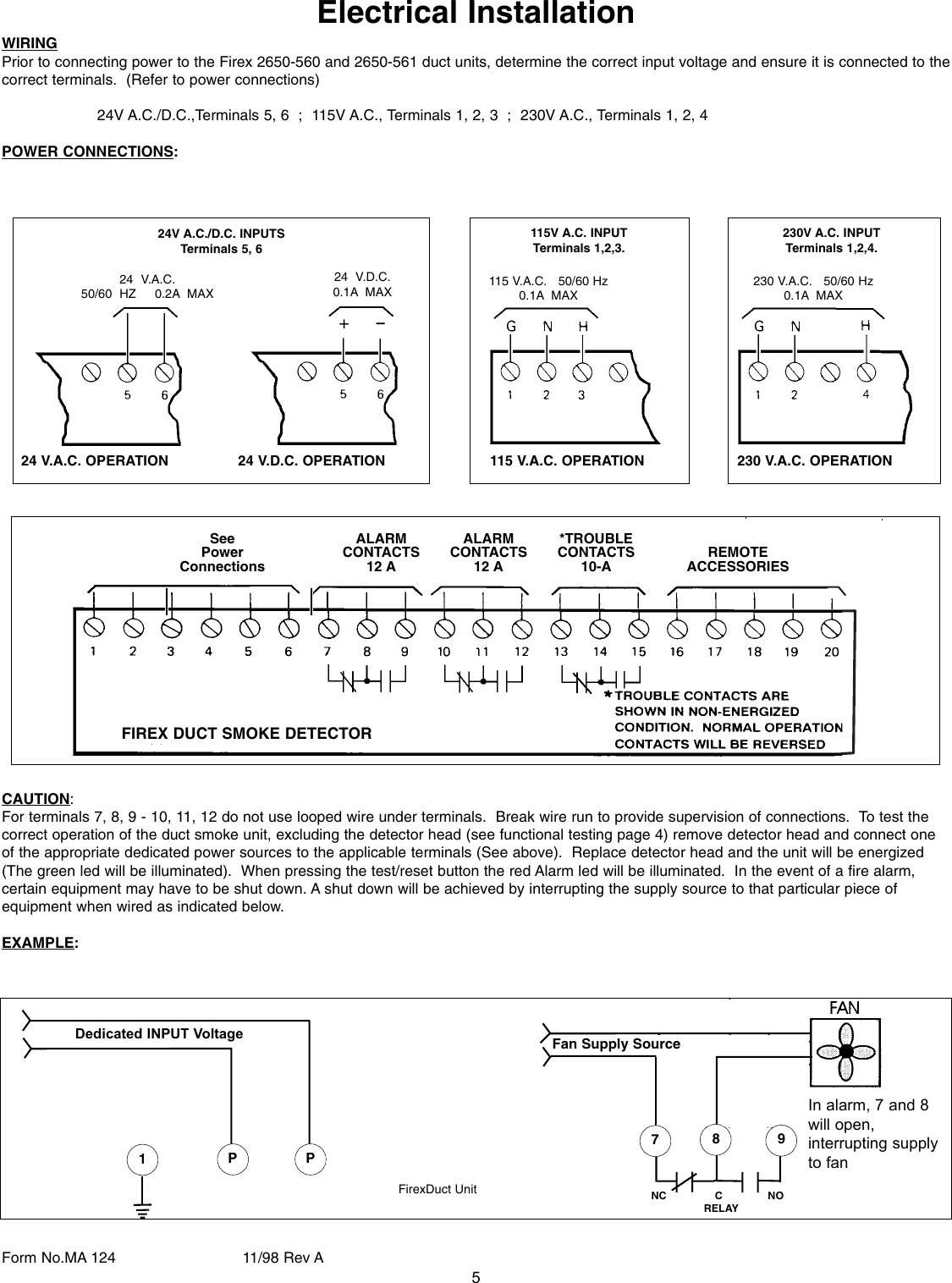 Kidde Firex 2650 560 561 English Ma2650 Owner S Manual MA2650~8