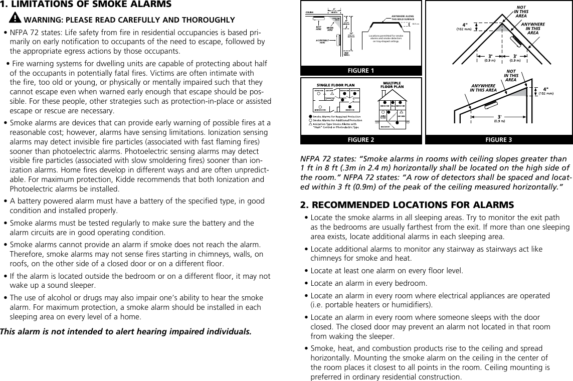 Page 3 of 9 - Kidde Kidde-P3010B-Users-Manual-  Kidde-p3010b-users-manual