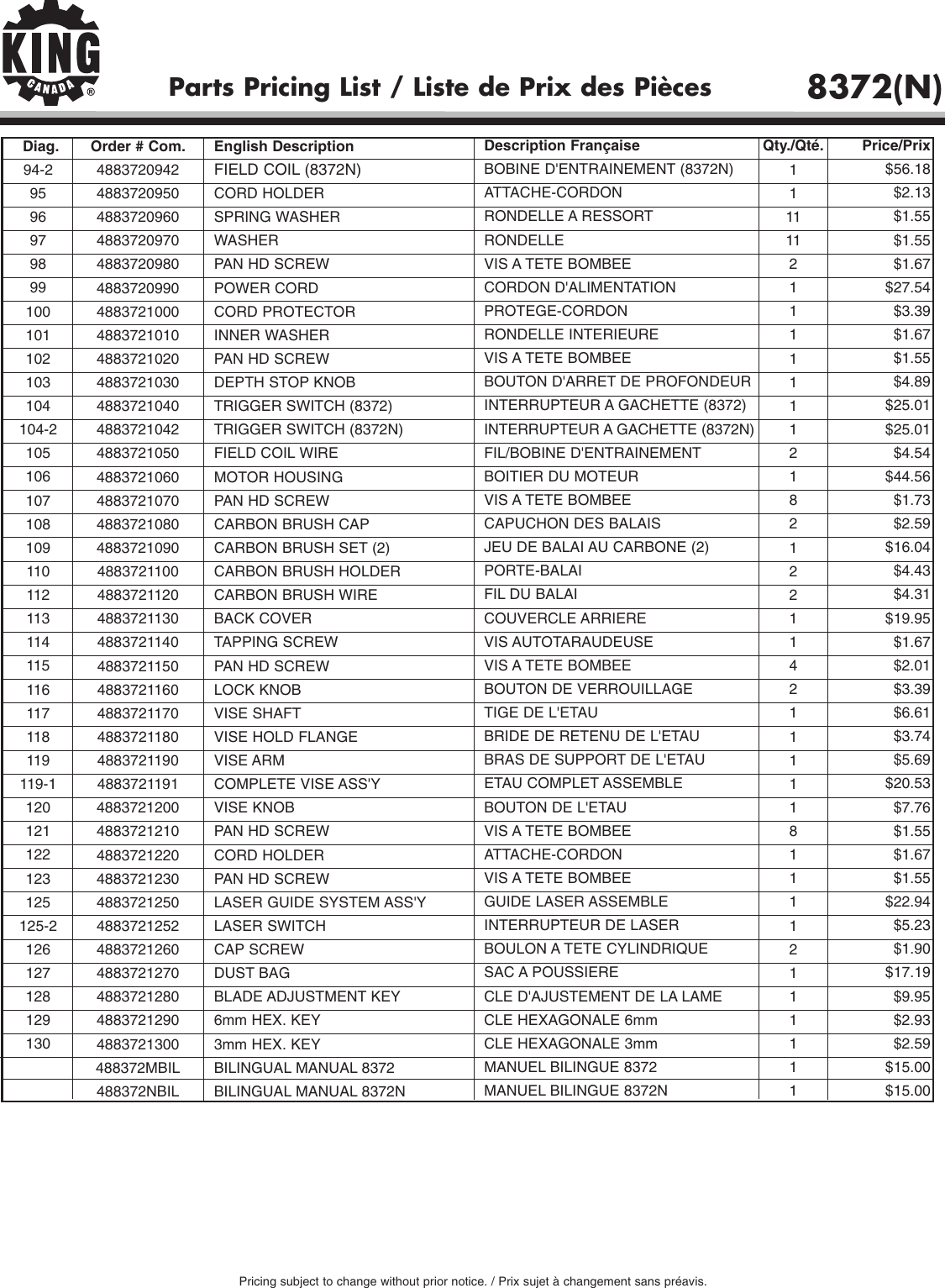 Page 5 of 5 - King-Canada King-Canada-8372N-Users-Manual-  King-canada-8372n-users-manual