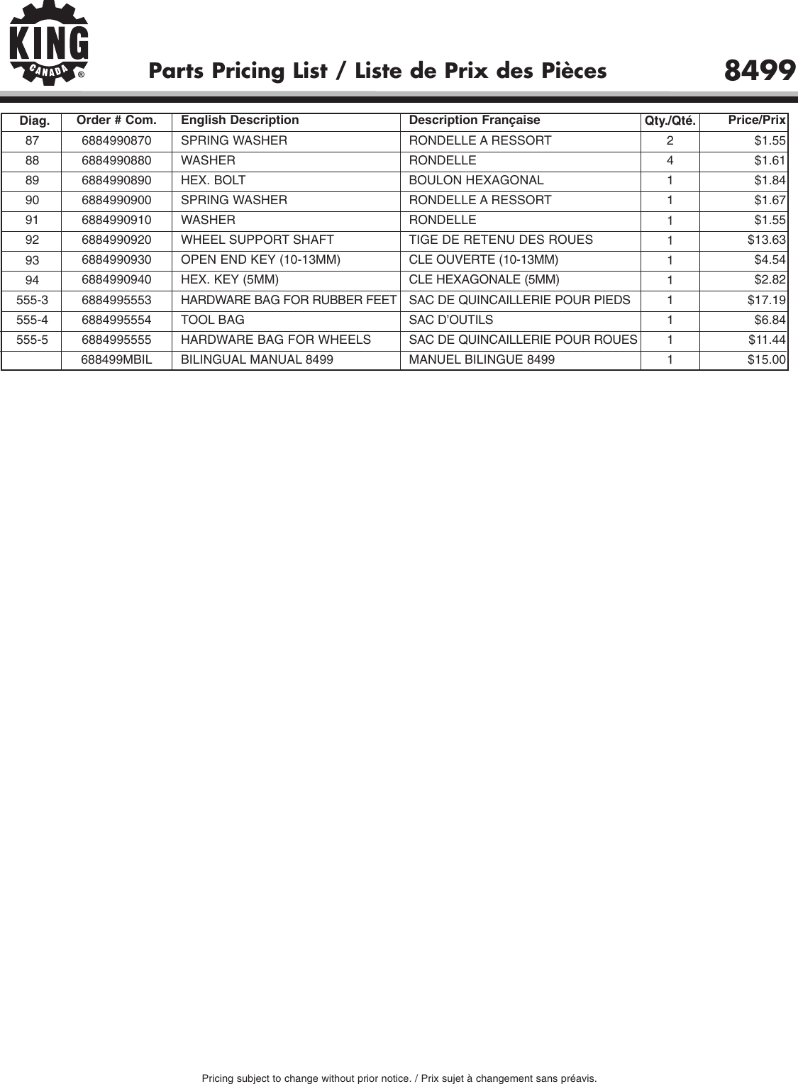 Page 4 of 4 - King-Canada King-Canada-8499-Users-Manual-  King-canada-8499-users-manual