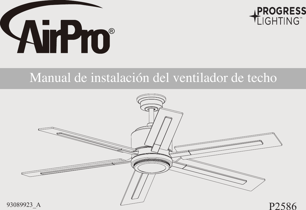 ®Manual de instalación del ventilador de techoP258693089923_A