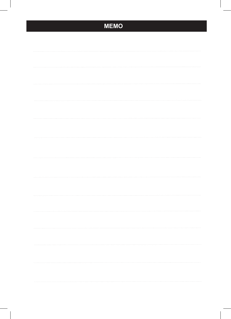   S600 User Manual  15-9TroubleshootingMEMO