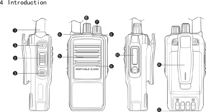 DP585 DMR Two Way Radio                                  User Guide  4  Introduction   