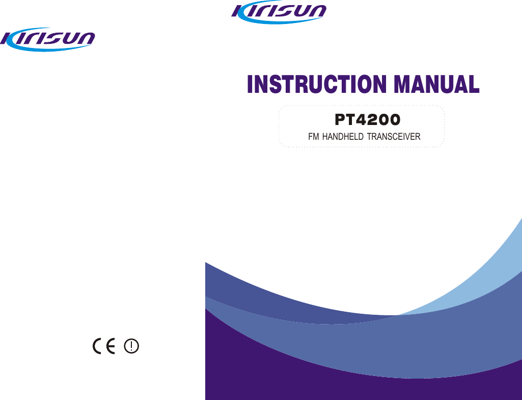 FM HANDHELD TRANSCEIVERINSTRUCTION MANUALPT4200