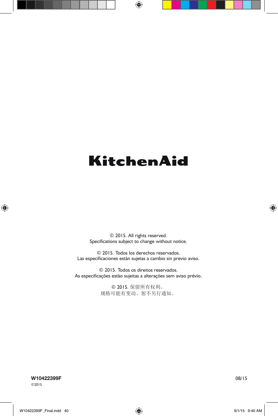 Page 12 of 12 - Kitchenaid 5AKMT423SX0 User Manual  TOASTER - Manuals And Guides 1710618L