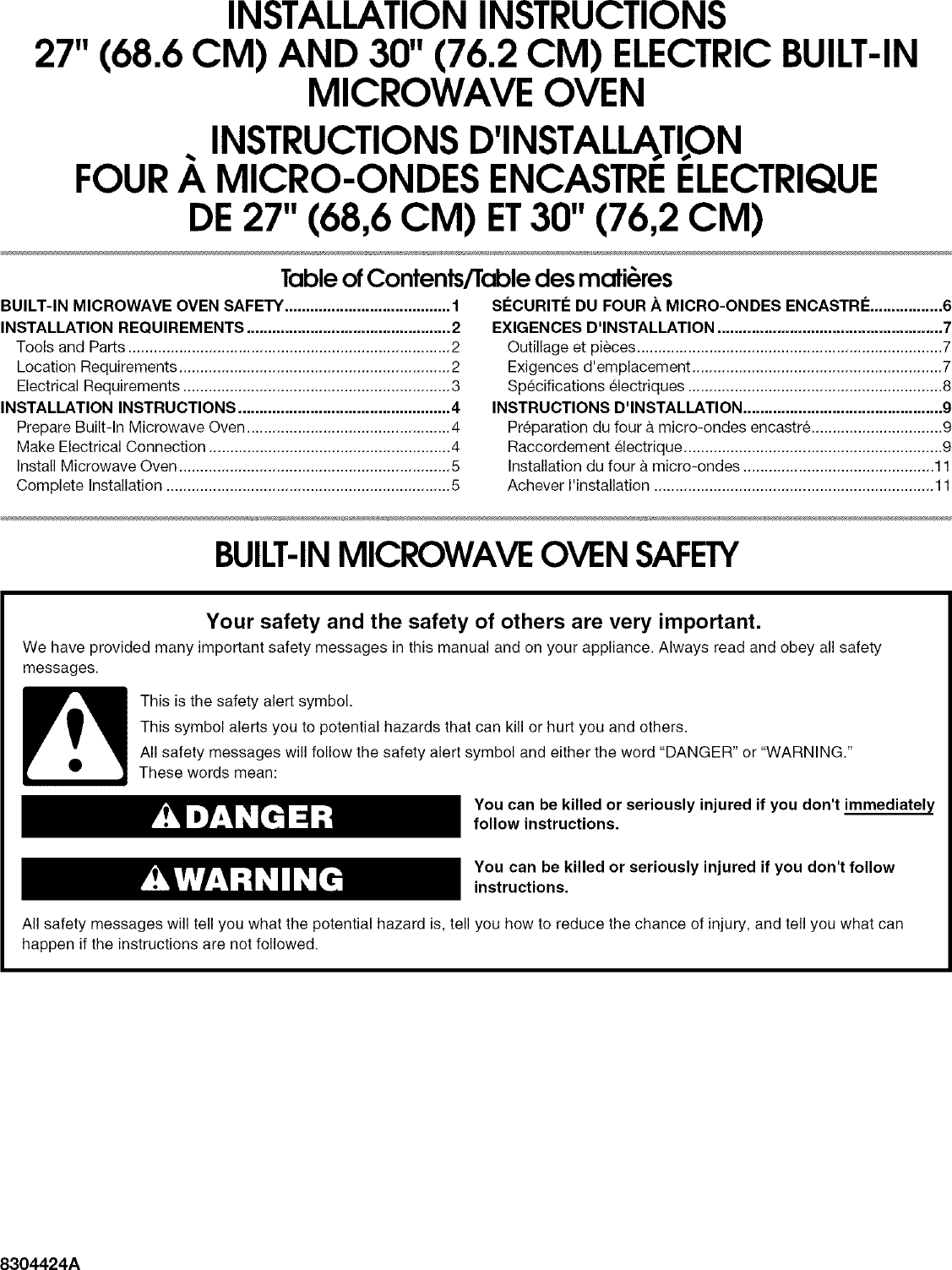 Kitchenaid KBHS109SSS01 User Manual BUILT IN MICROWAVE OVEN Manuals And