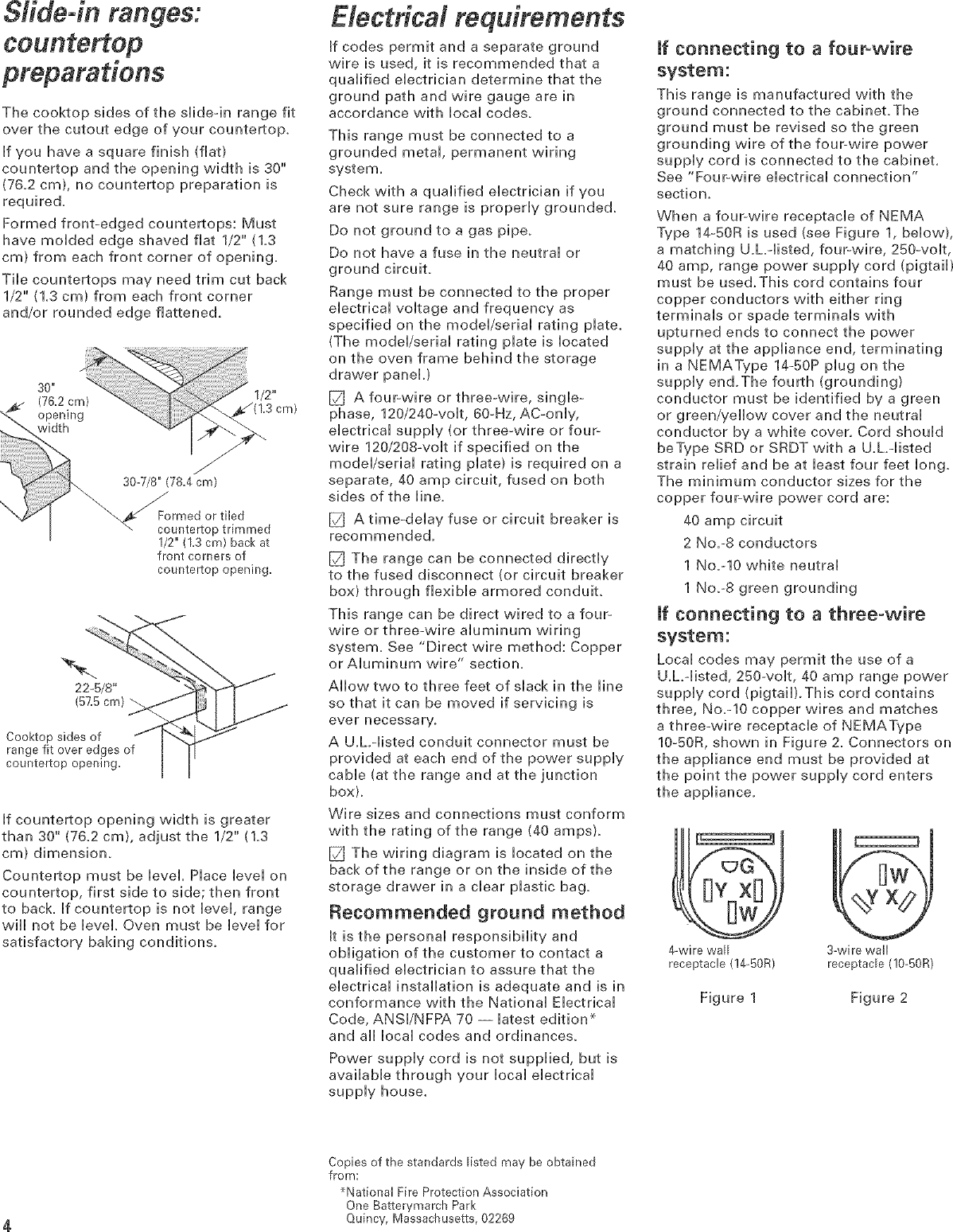 Page 4 of 12 - Kitchenaid KESC308LSS0 User Manual  -IN RANGE - ELECTRIC Manuals And Guides L0503056