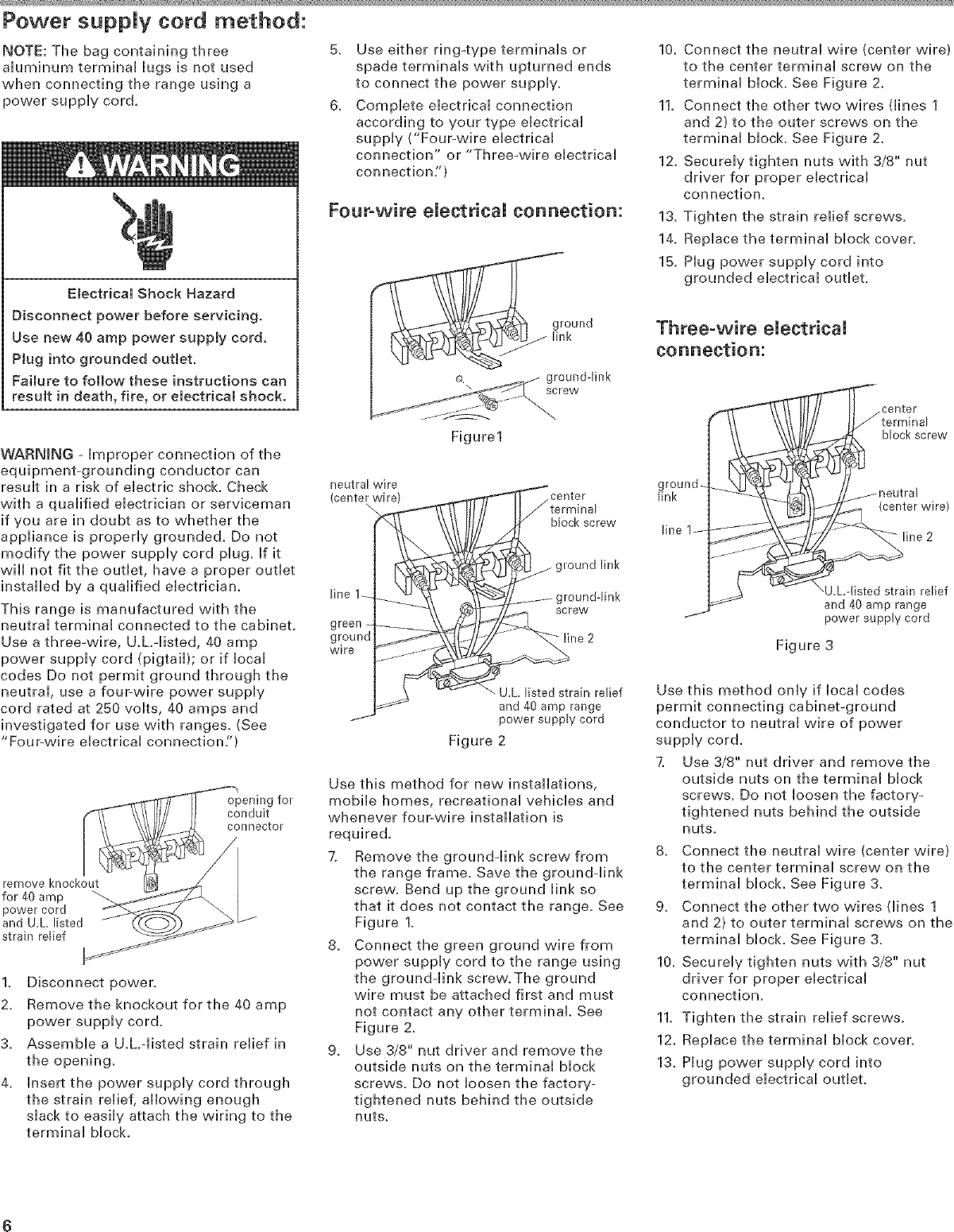 Page 6 of 12 - Kitchenaid KESC308LSS0 User Manual  -IN RANGE - ELECTRIC Manuals And Guides L0503056