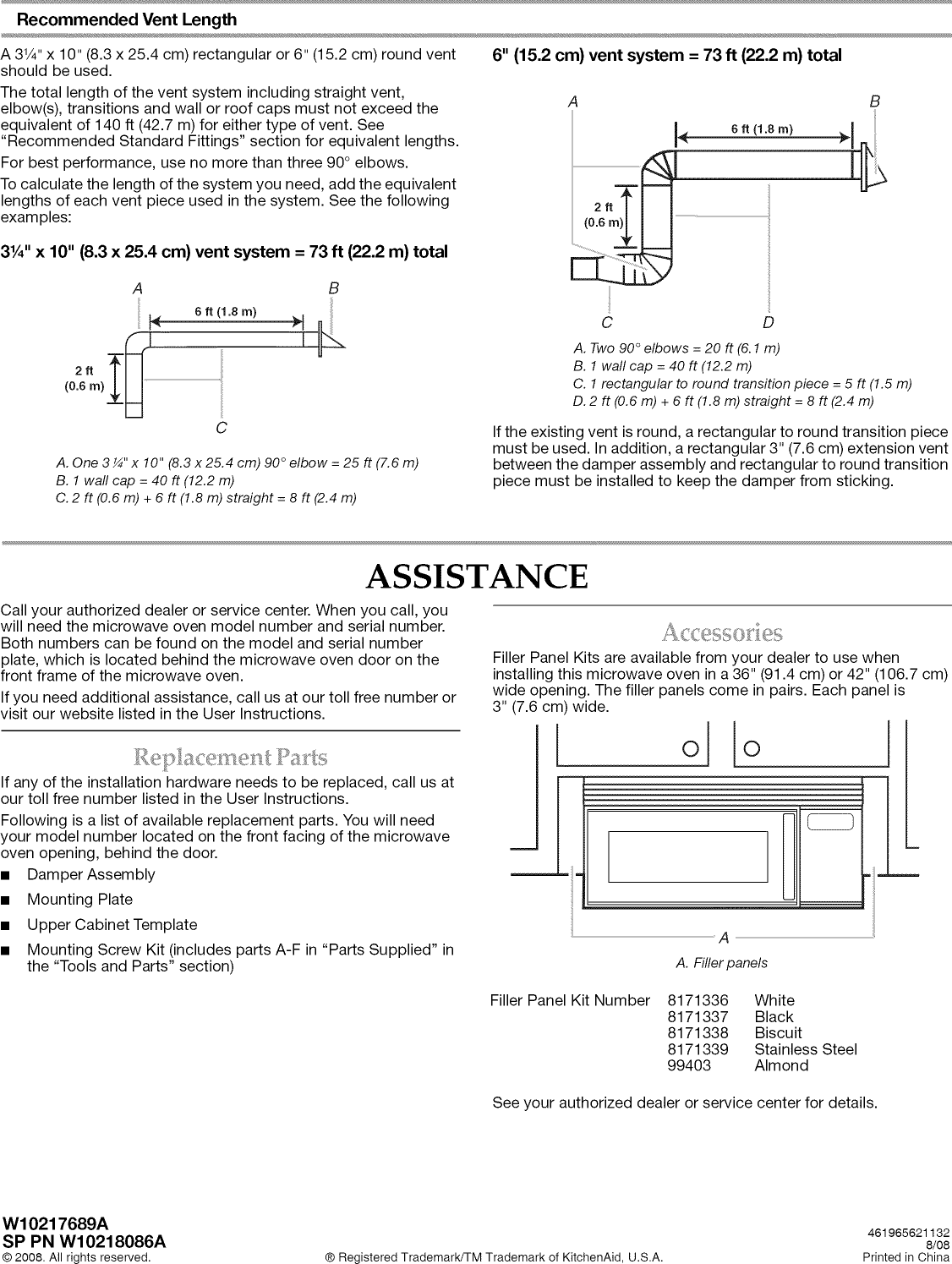 Page 12 of 12 - Kitchenaid KHMS1850SSS2 User Manual  MICROWAVE HOOD COMBO 1.8 CU. FT. - Manuals And Guides L0910045