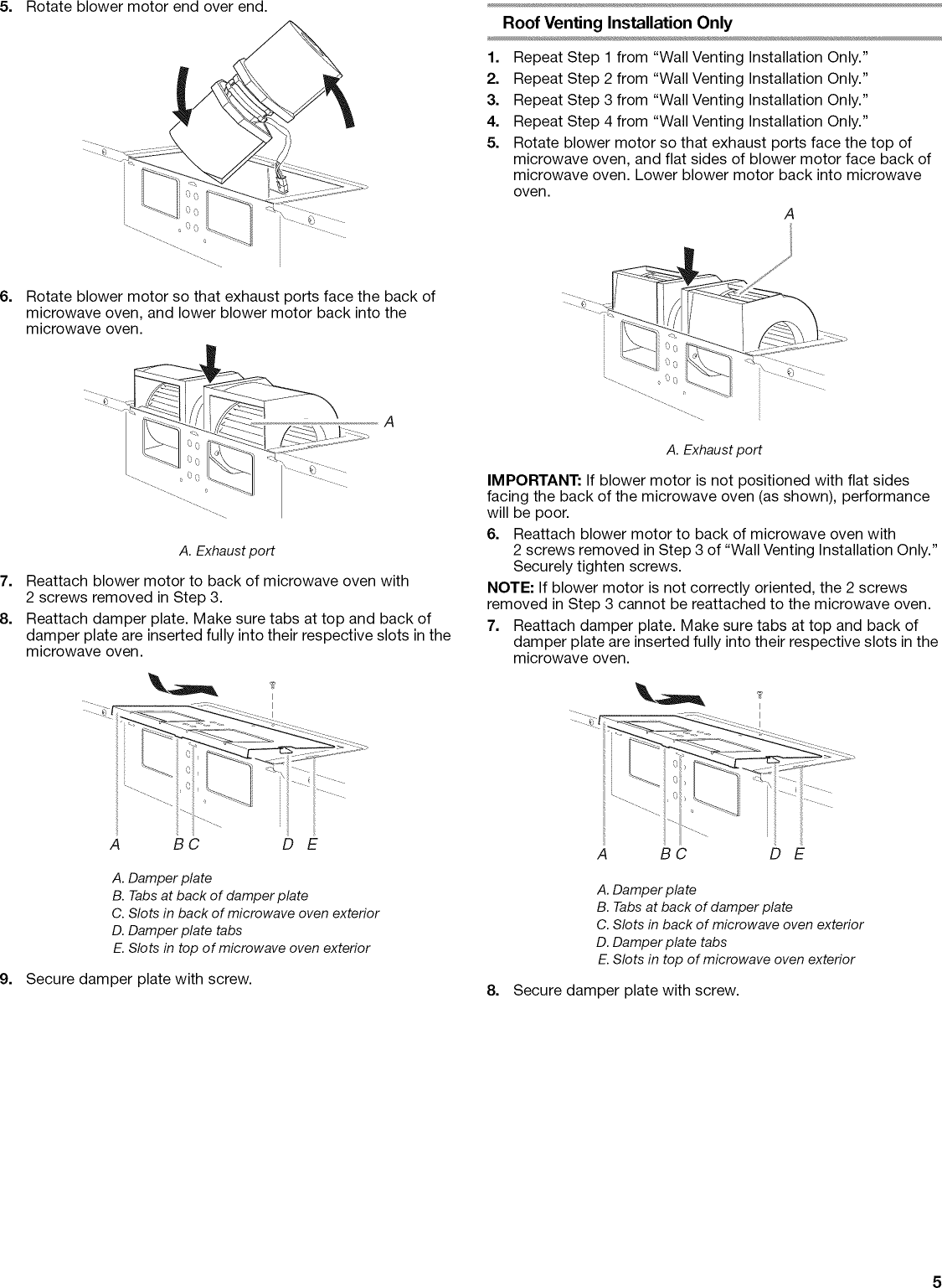 Page 5 of 12 - Kitchenaid KHMS1850SSS2 User Manual  MICROWAVE HOOD COMBO 1.8 CU. FT. - Manuals And Guides L0910045