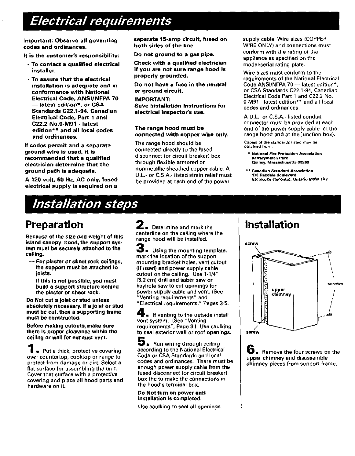 Page 3 of 4 - Kitchenaid KICU285HSS0 User Manual  HOOD - Manuals And Guides L0205226