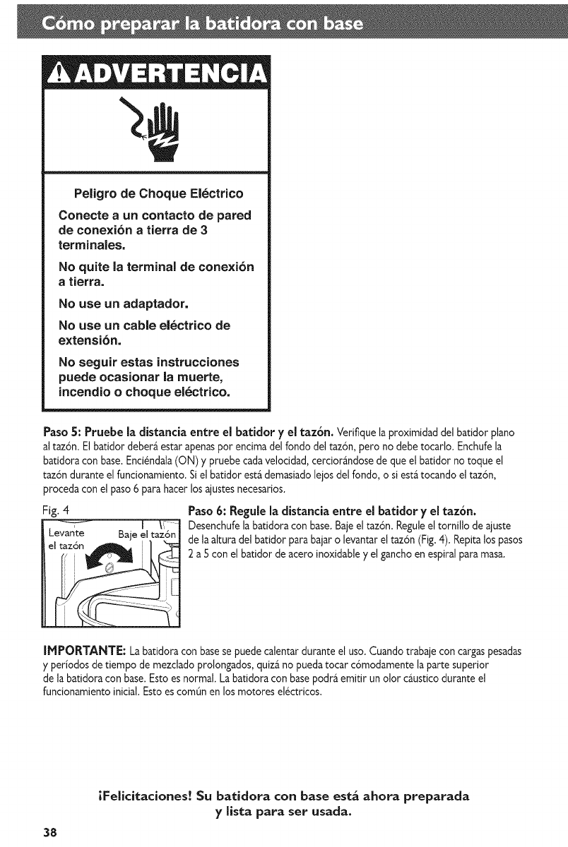 Kitchenaid KP26M1FQBU5 1208263L User Manual 6 QT. STAND MIXER Manuals