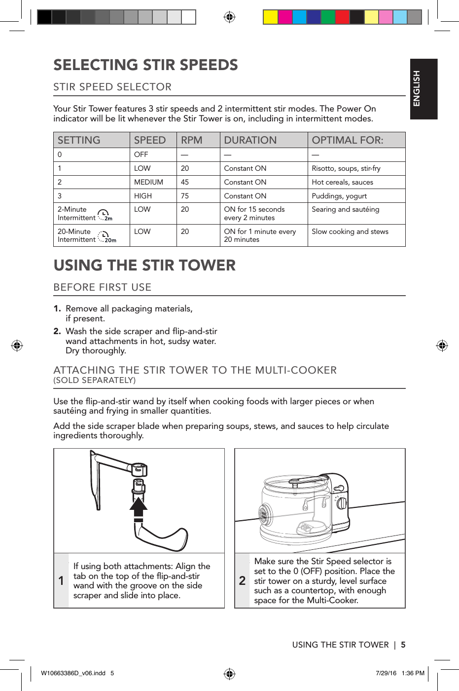 Page 5 of 12 - Kitchenaid KST4054AQ0 User Manual  MULTI COOKER & STIRRING TOWER - Manuals And Guides 1709485L