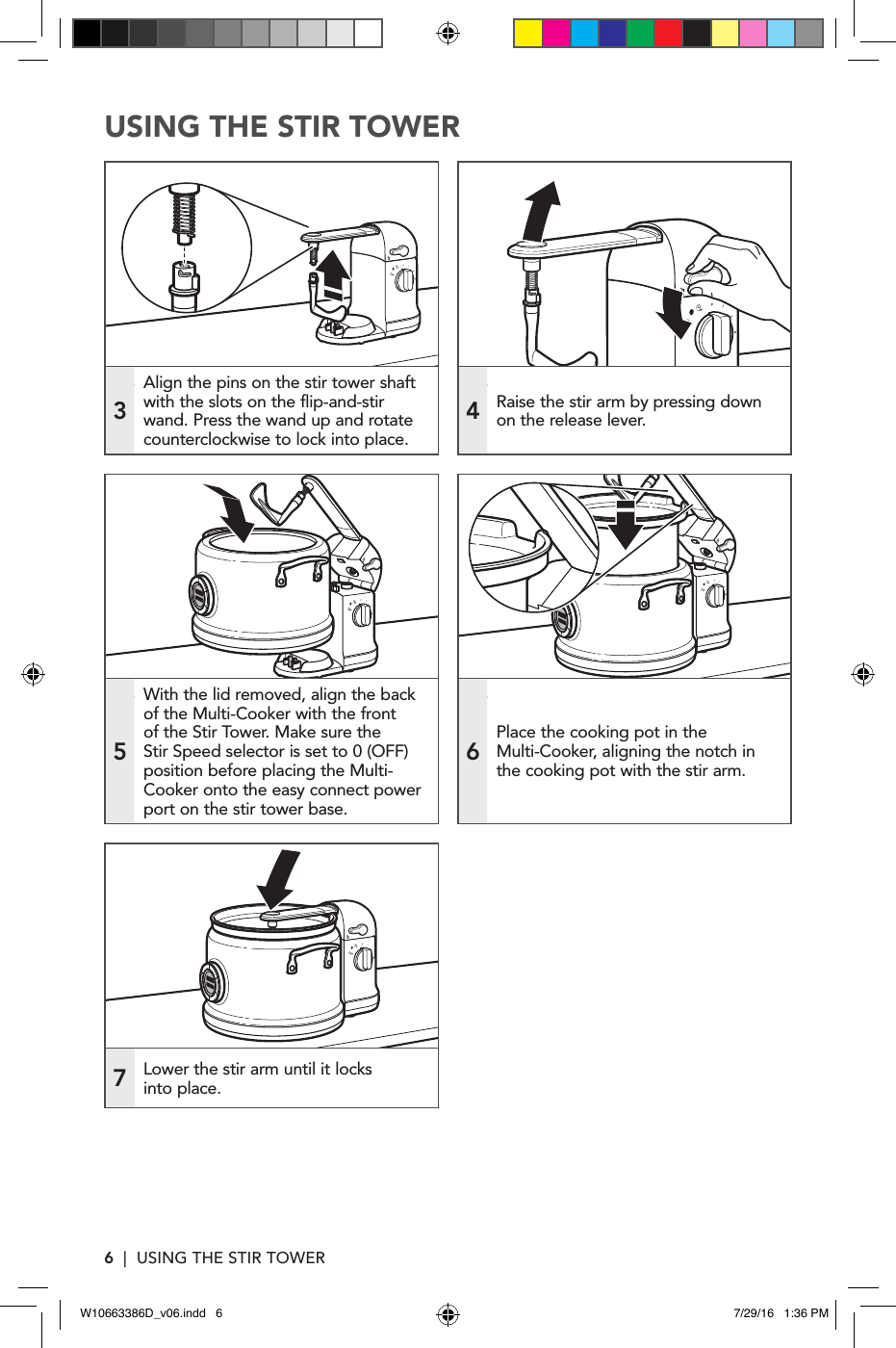 Page 6 of 12 - Kitchenaid KST4054AQ0 User Manual  MULTI COOKER & STIRRING TOWER - Manuals And Guides 1709485L