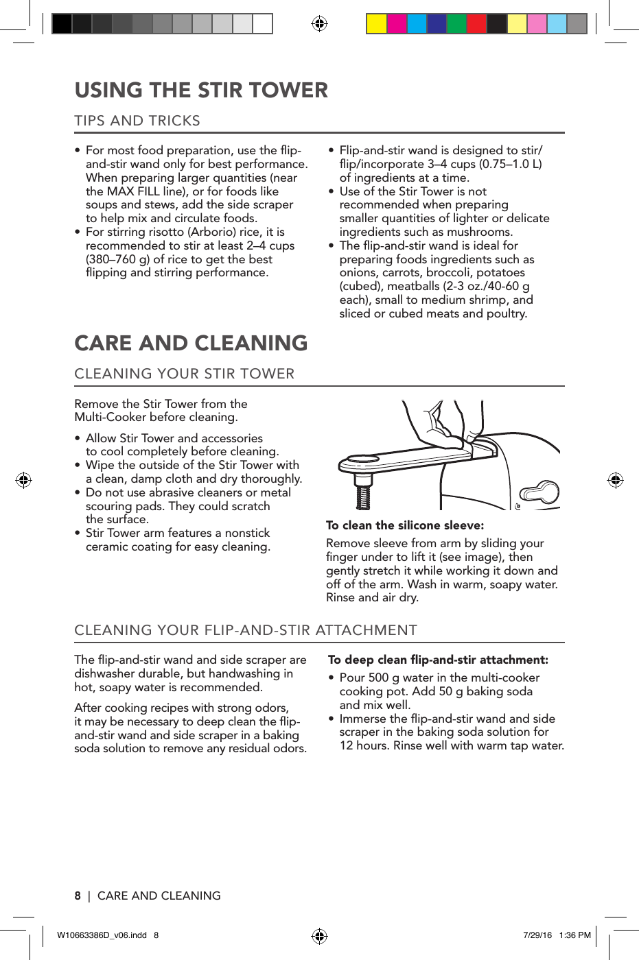 Page 8 of 12 - Kitchenaid KST4054AQ0 User Manual  MULTI COOKER & STIRRING TOWER - Manuals And Guides 1709485L