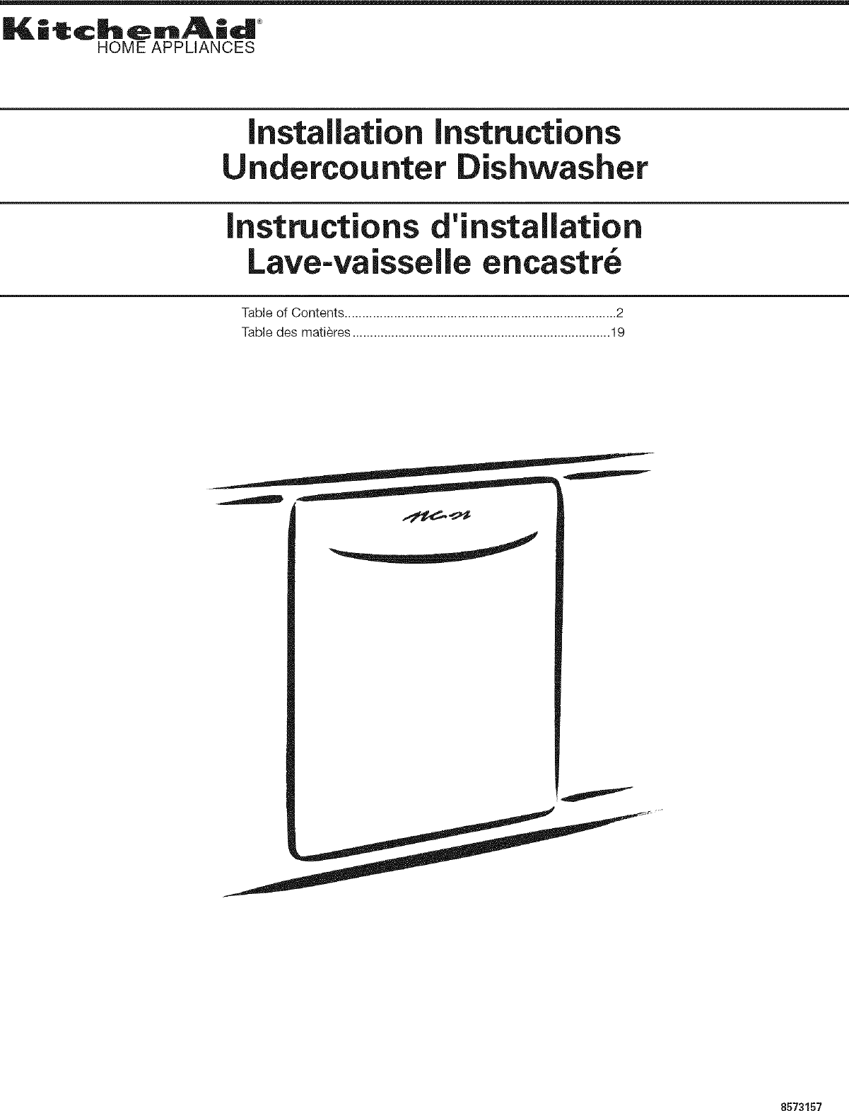 Kitchenaid KUDI02FRBL1 User Manual DISHWASHER Manuals And Guides L0603487