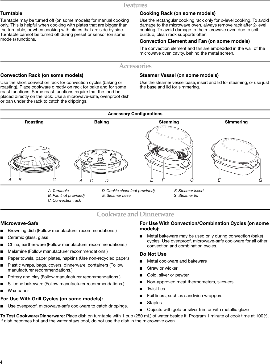 Page 4 of 8 - Kitchenaid Khms2040Bss-Use-And-Care W10272104A