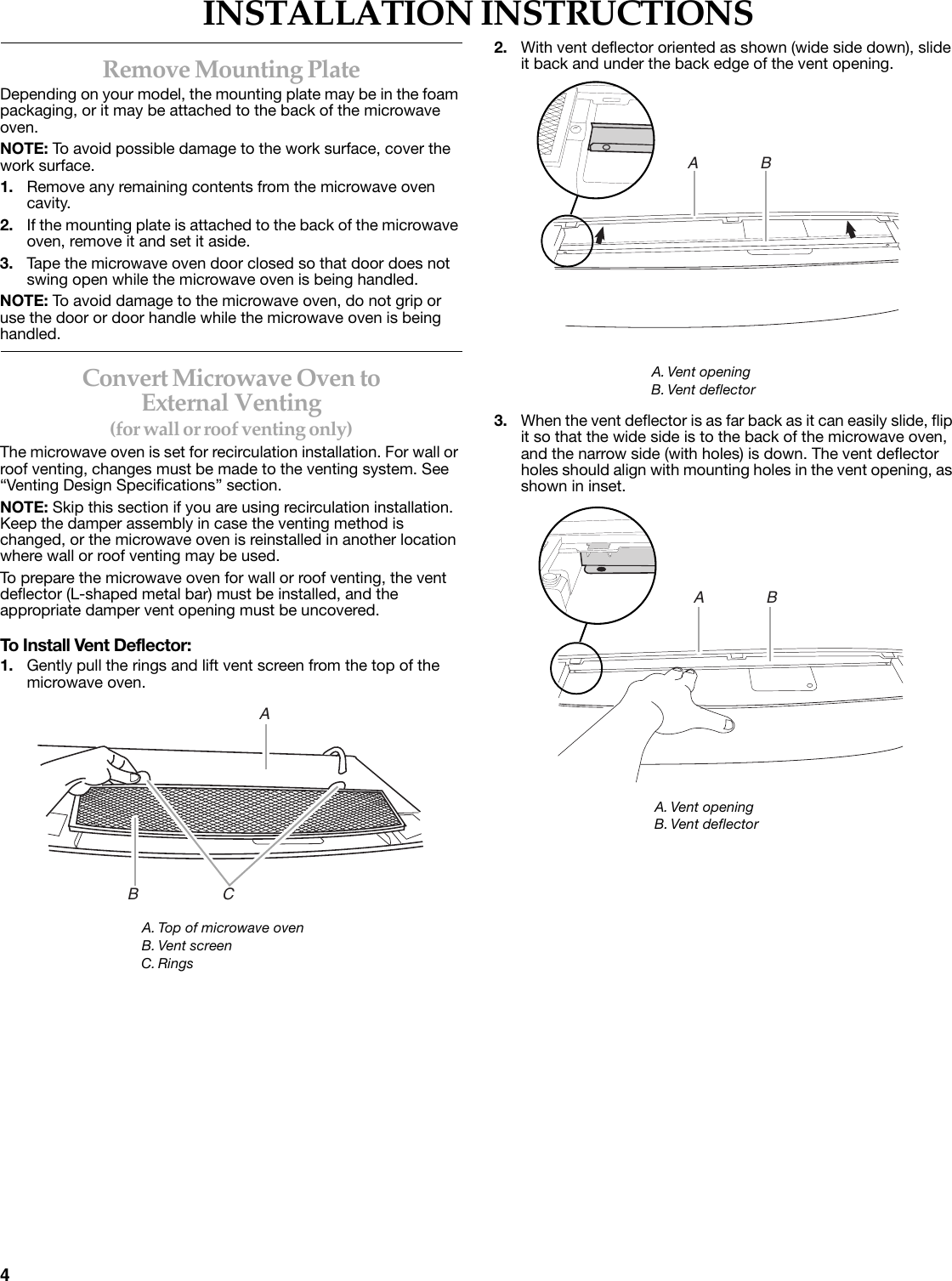 Page 4 of 12 - Kitchenaid Khms2056Sss-Installation