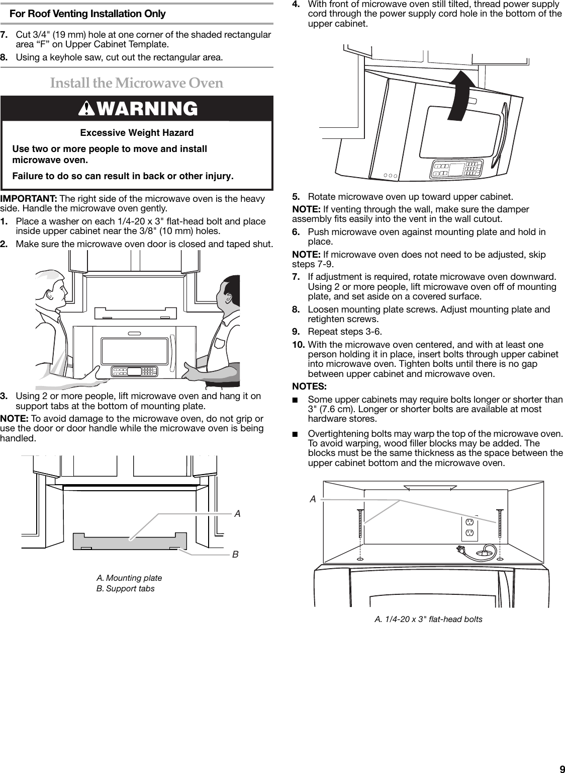 Page 9 of 12 - Kitchenaid Khms2056Sss-Installation