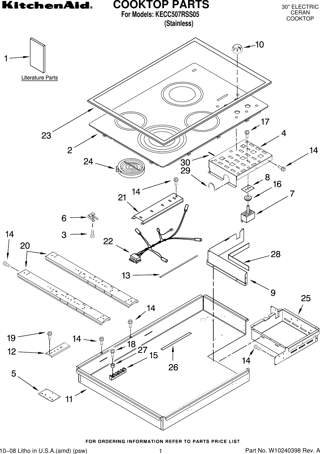Page 1 of 3 - Kitchenaid Kitchenaid-Kecc507Rss05-Users-Manual-  Kitchenaid-kecc507rss05-users-manual