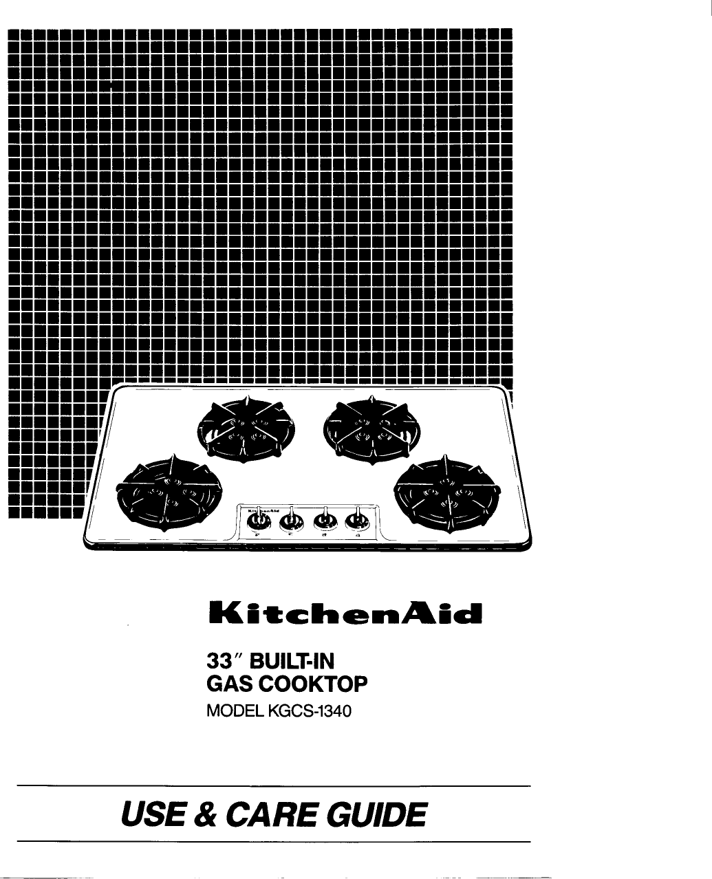 Page 1 of 12 - Kitchenaid Kitchenaid-Kgcs-1340-Users-Manual-  Kitchenaid-kgcs-1340-users-manual