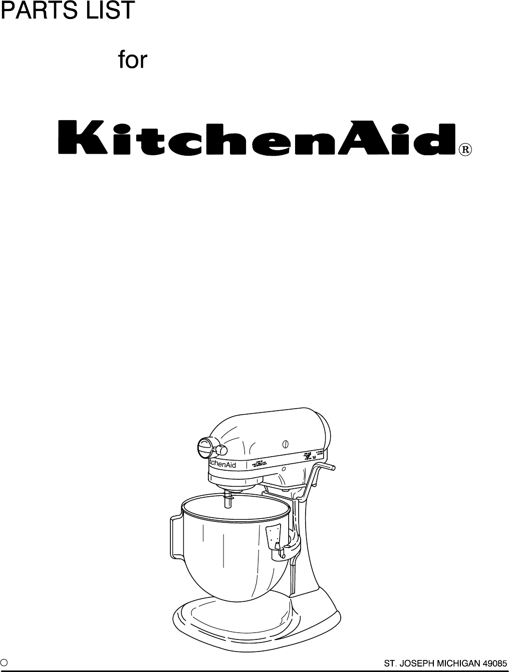 Kitchenaid Kitchen Aid Mixer Kp50p