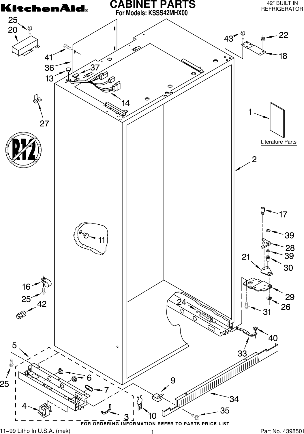 Kitchenaid Ksss42Mhx00 Users Manual