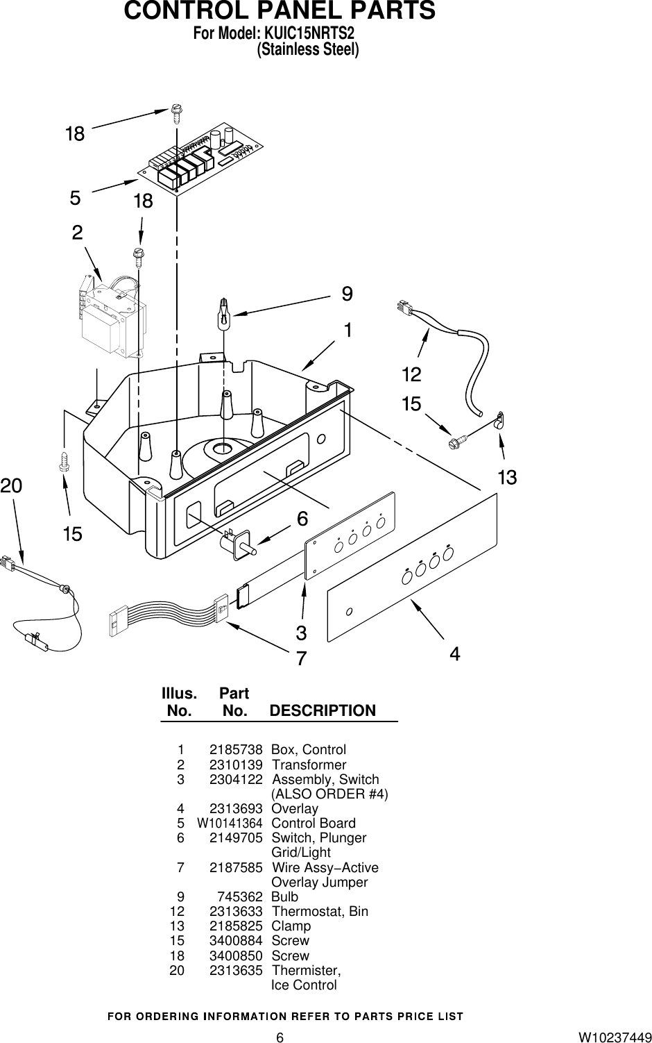 Page 6 of 9 - Kitchenaid Kitchenaid-Kuic15Nrts2-Users-Manual-  Kitchenaid-kuic15nrts2-users-manual