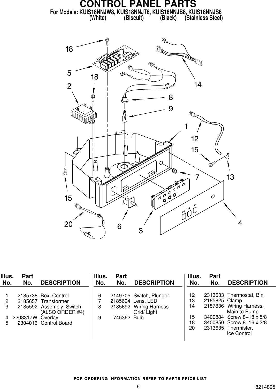 Page 6 of 9 - Kitchenaid Kitchenaid-Kuis18Nnjb8-Users-Manual-  Kitchenaid-kuis18nnjb8-users-manual