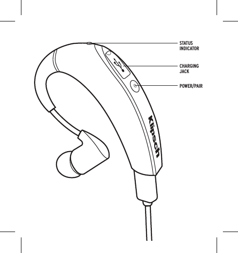 POWER/PAIRCHARGING JACKSTATUS INDICATOR