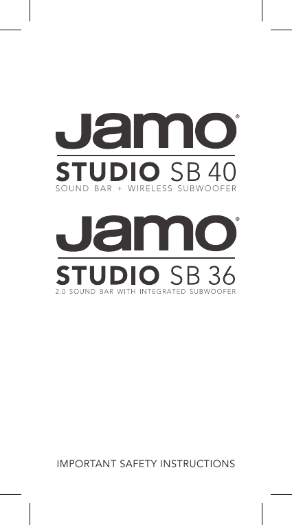 IMPORTANT SAFETY INSTRUCTIONS