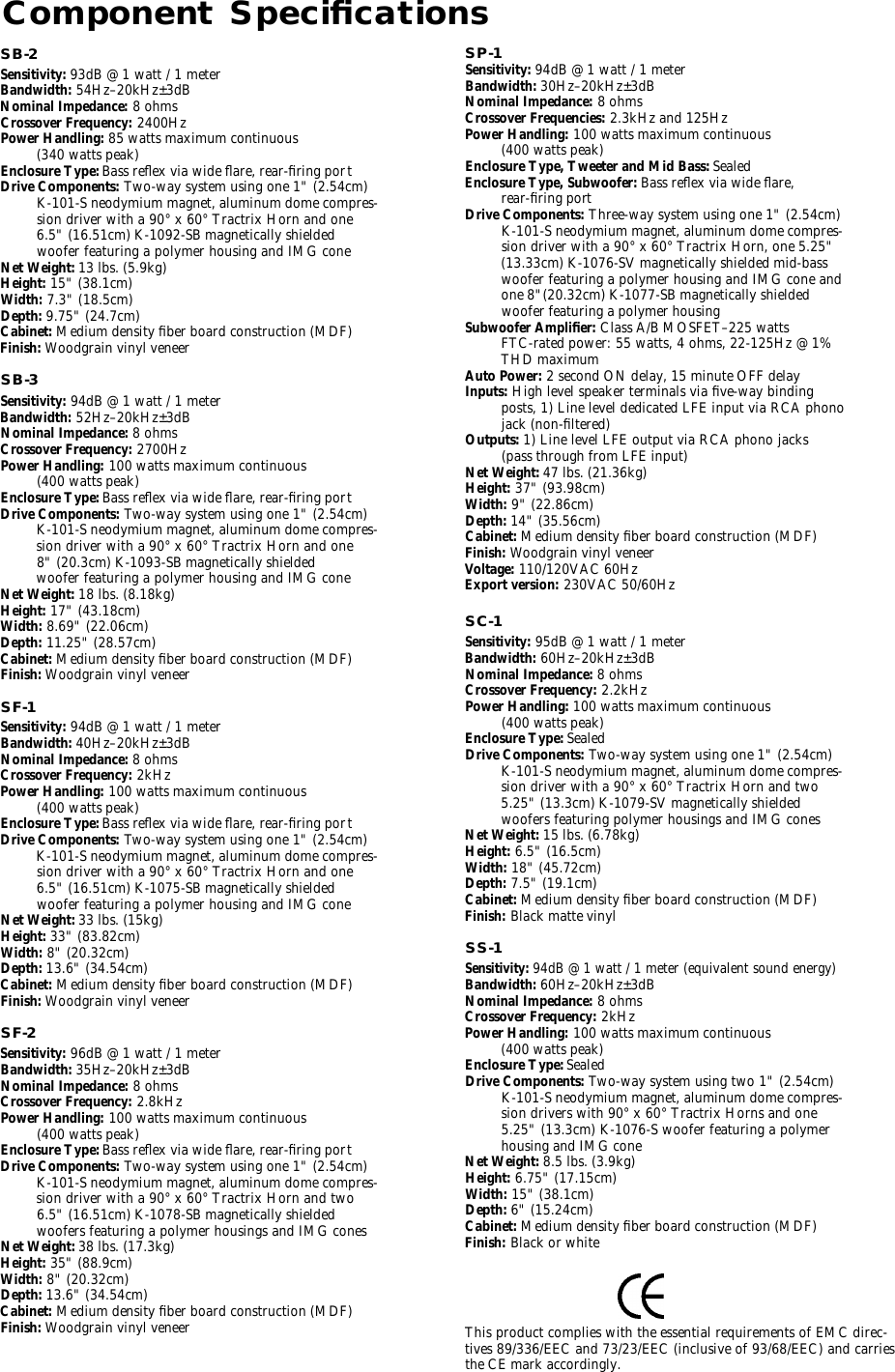 Page 8 of 12 - Klipsch Klipsch-Speaker-Sb-2-Users-Manual-  Klipsch-speaker-sb-2-users-manual