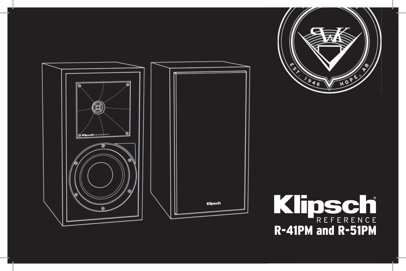 Klipsch R51pm Powered Monitor Speakers User Manual