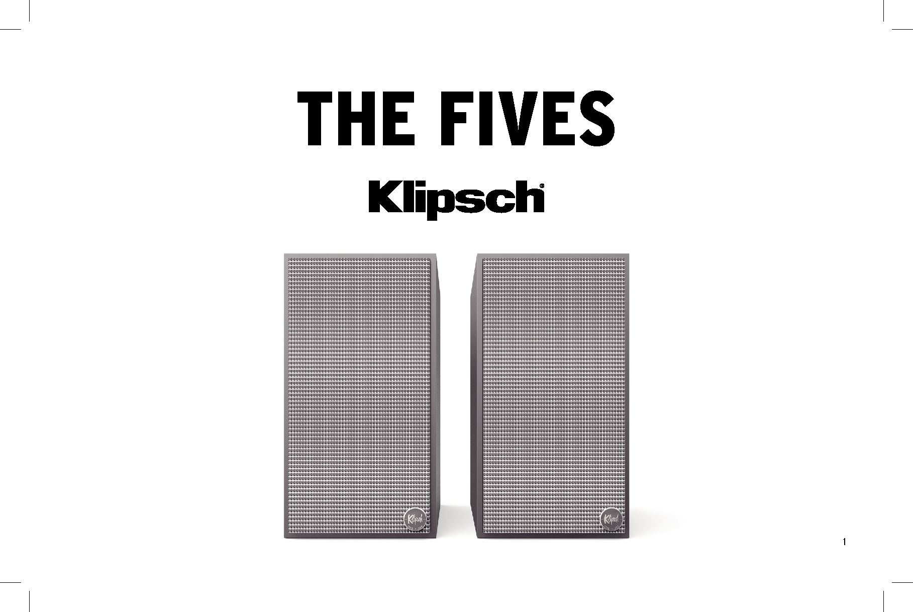 Klipsch THEFIVES Powered Monitor Speakers User Manual
