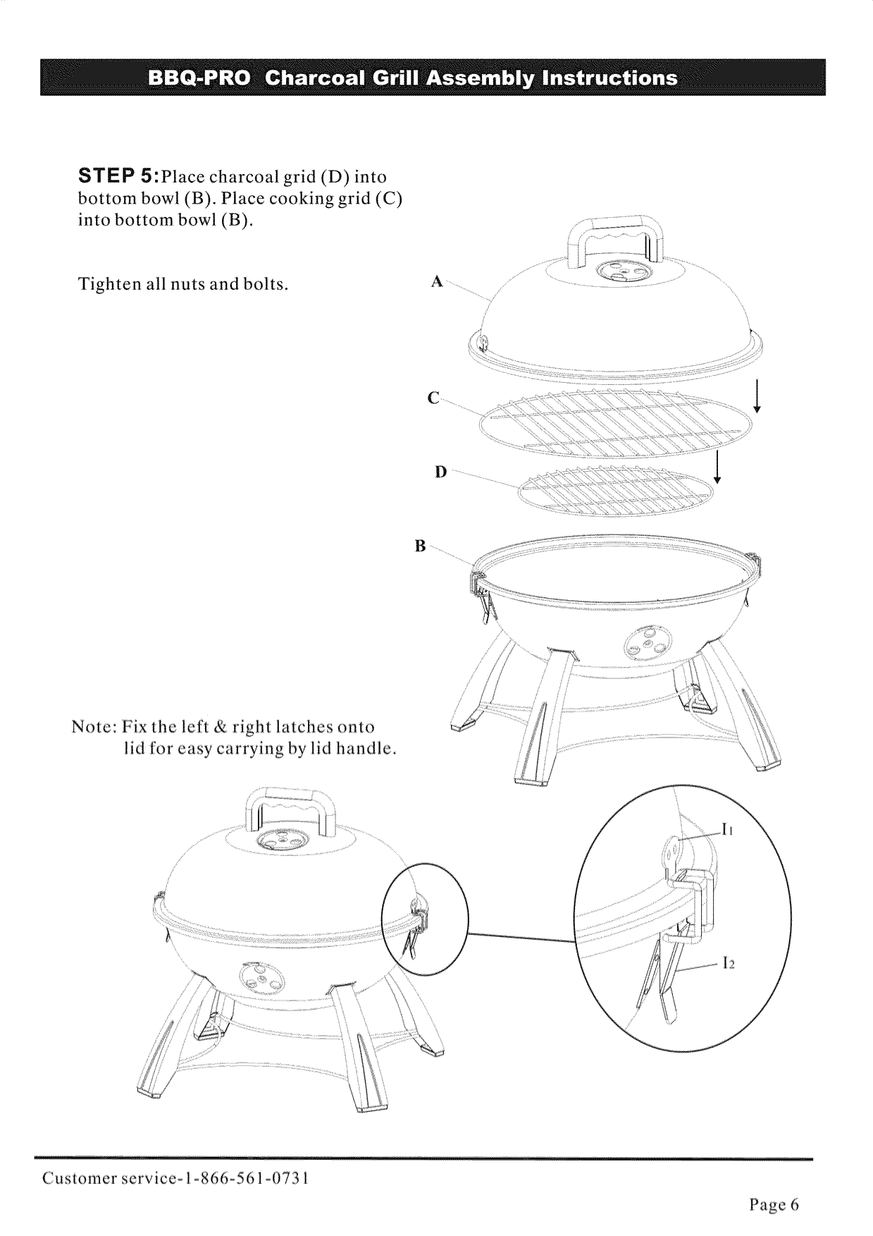 Page 7 of 8 - Kmart 01243127-6 User Manual  CHARCOAL GRILL - Manuals And Guides L1002252
