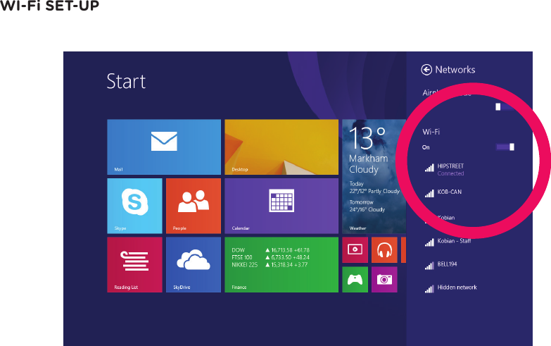 WI-Fi SET-UP